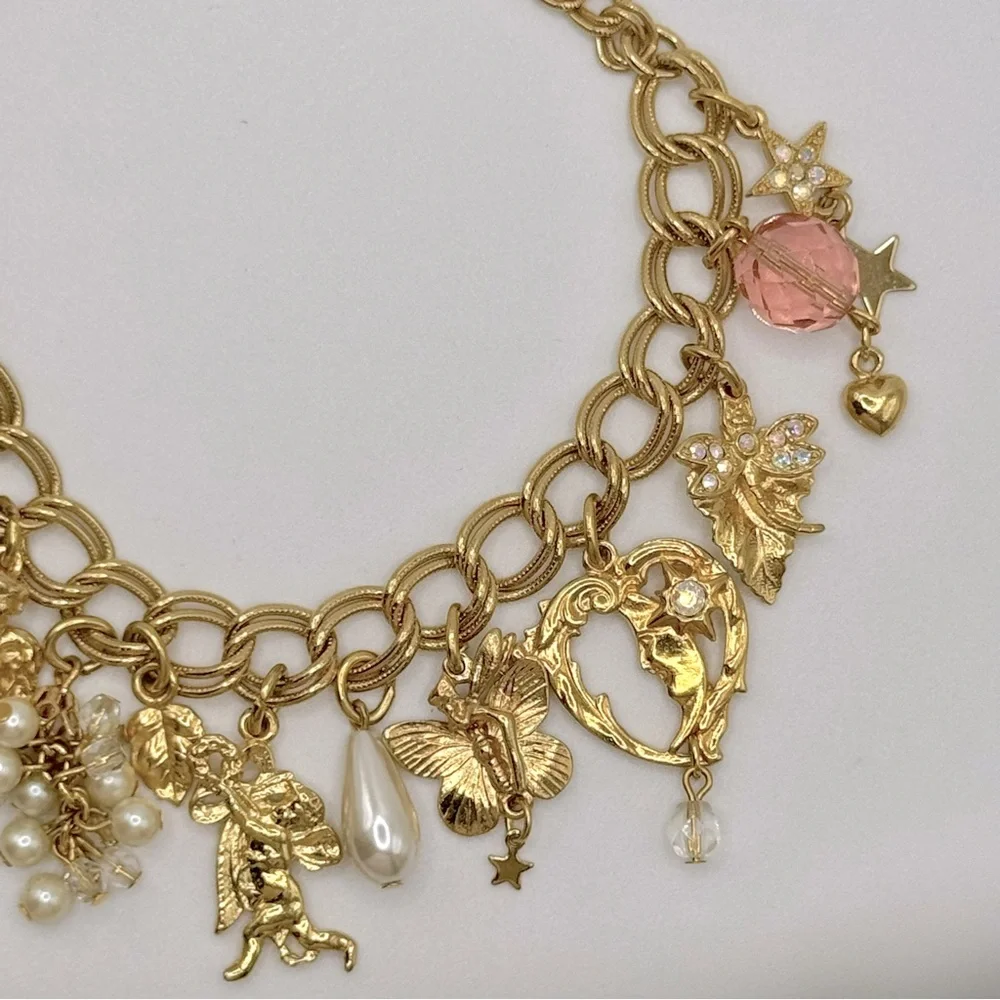 Kirks Folly Midummer Night’s Dream Cherub and Fairy Charm Bracelet - Picture 6 of 8